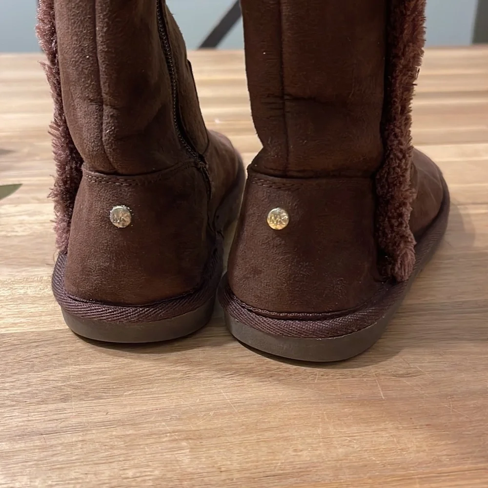 MICHAEL KORS Alina suede / faux fur boots